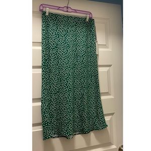 Meshki | Dresses | Meshki Claire Satin Dress With Split Green | Poshmark